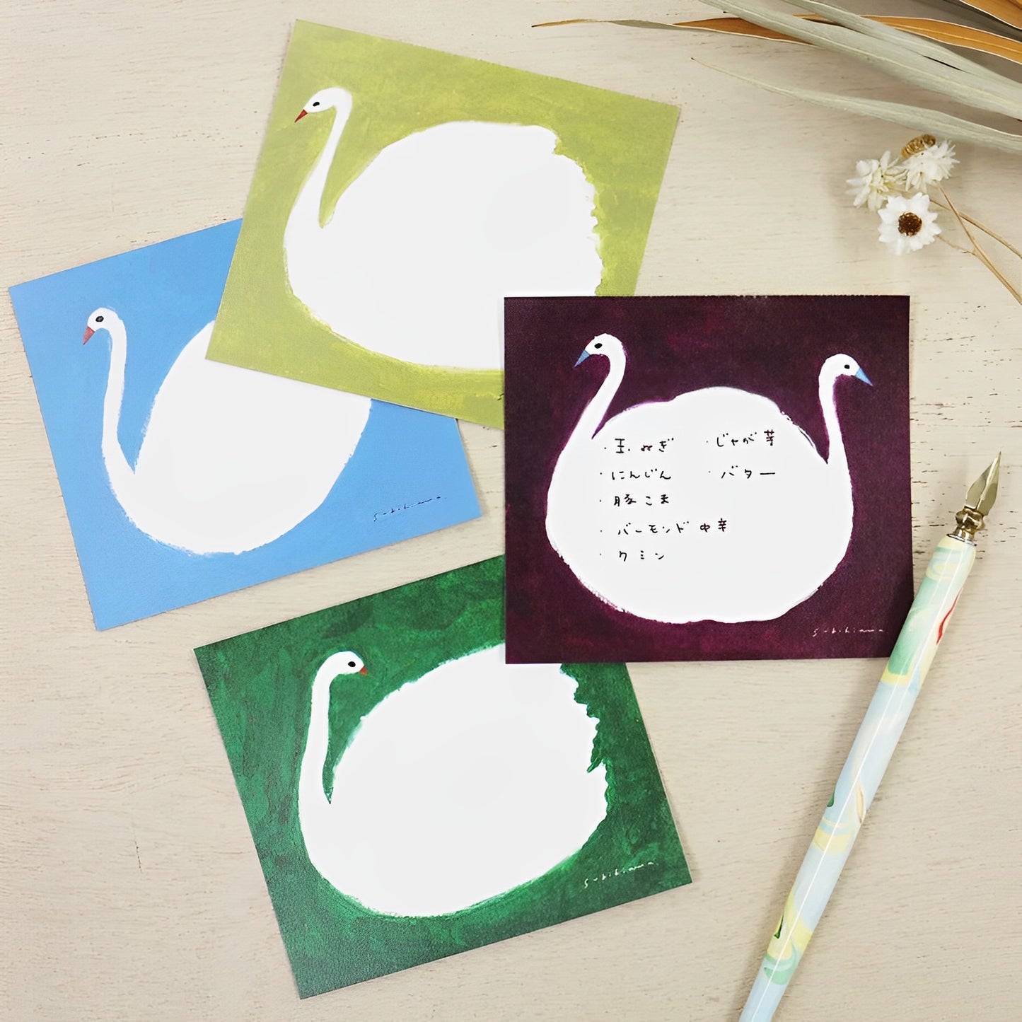 Hyogensha Swan Notepad