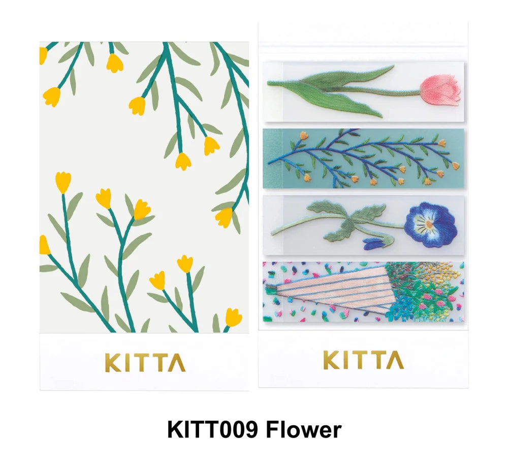 KITTA Clear Flower Transparent Tape
