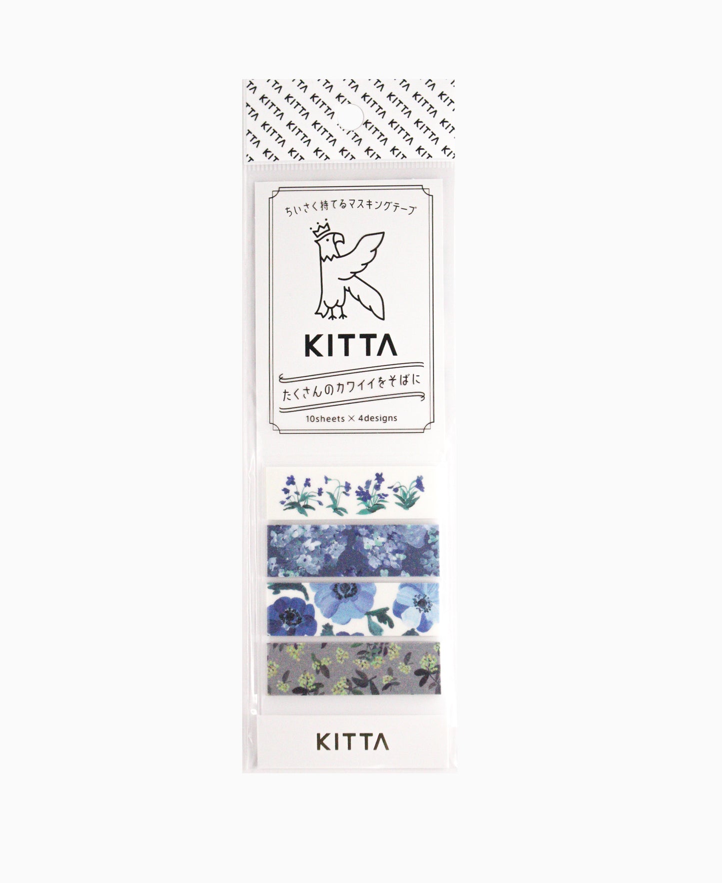 KITTA Flower 6 Pre-Cut Washi Tape