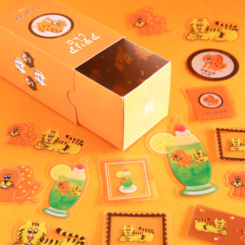 RyuRyu Aderia Retro Transparent Stickers