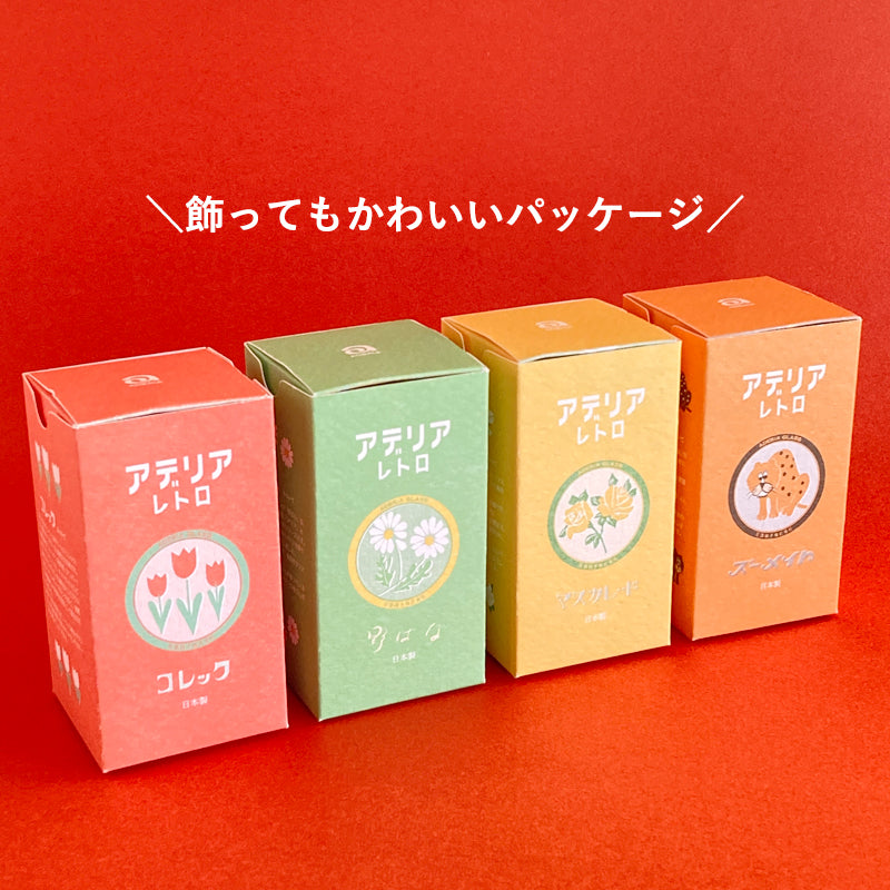 RyuRyu Aderia Retro Transparent Stickers