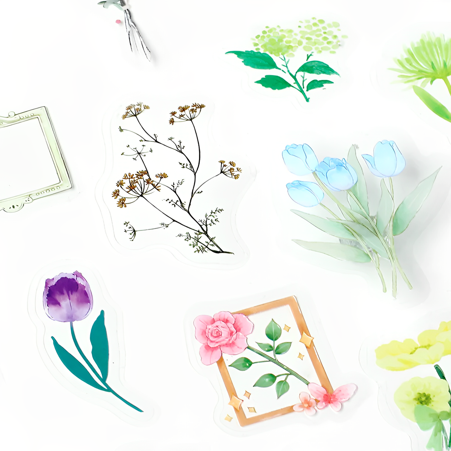 BGM Flowers in a Bottle Series Flake Stickers