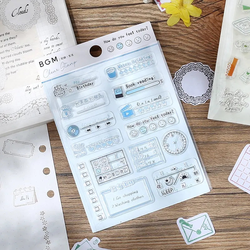BGM Clear Stamp - Life