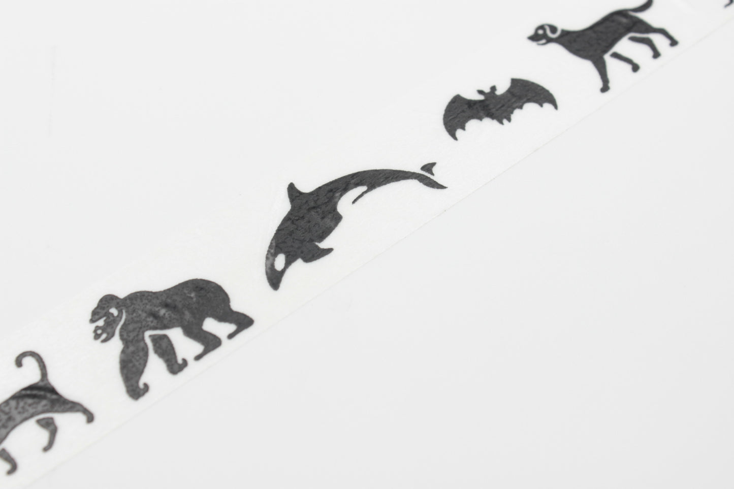 MT Screen Print Black Animals Washi Tape