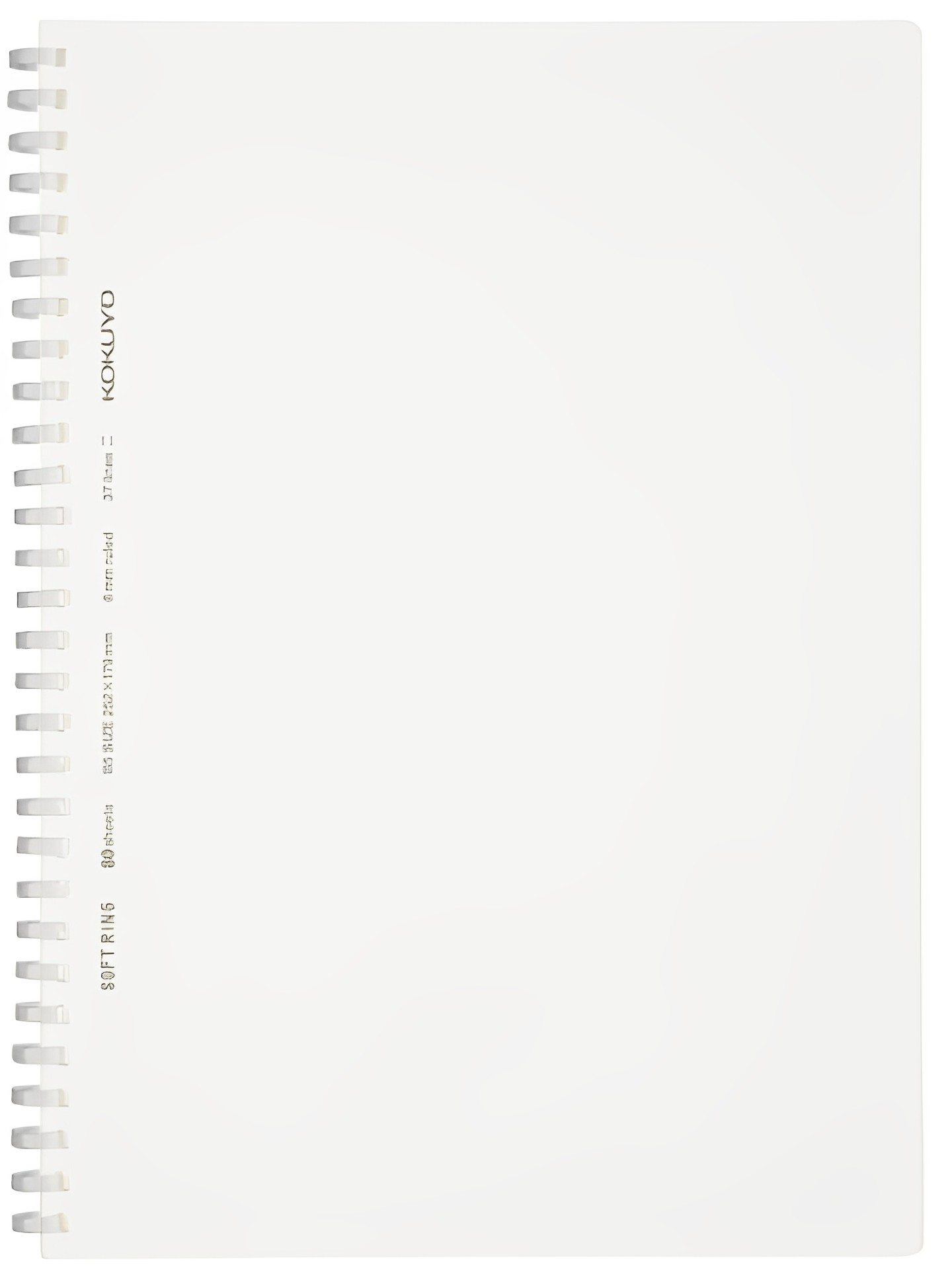 Kokuyo Soft Ring Clear Ruled Notebook - B5