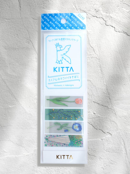 KITTA Clear Flower Transparent Tape
