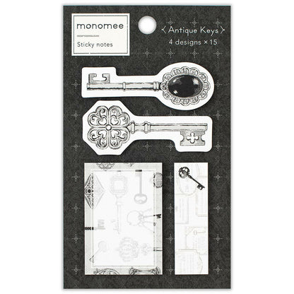 N.B. Monomee Antique Keys Sticky Notes