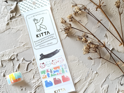 KITTA Cat Pre-Cut Washi Tape