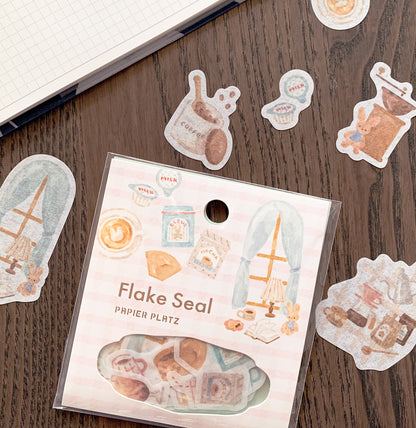 Papier Platz Bear and Rabbit Watercolour-Themed Stickers