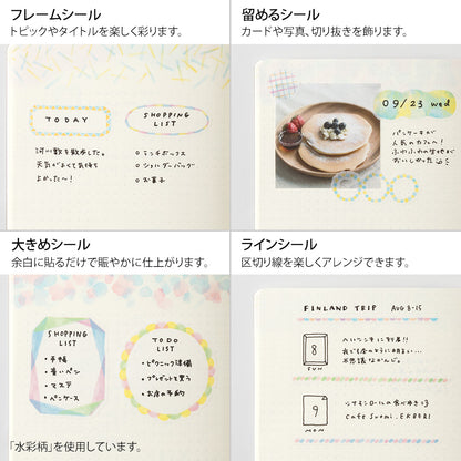 Midori Yuru Log Stickers