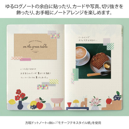 Midori Yuru Log Stickers