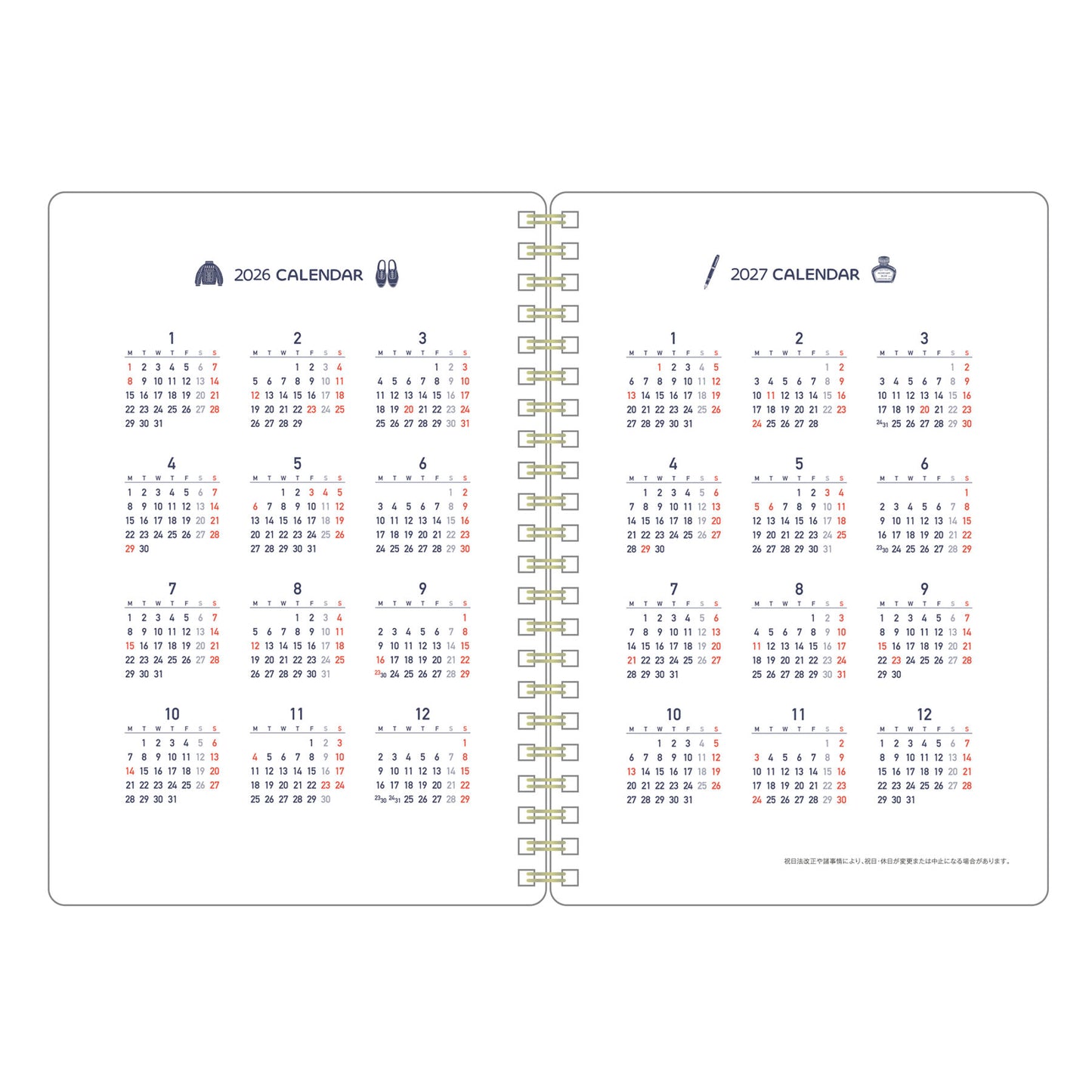 Kleid x Eirc 2026 B6 Diary