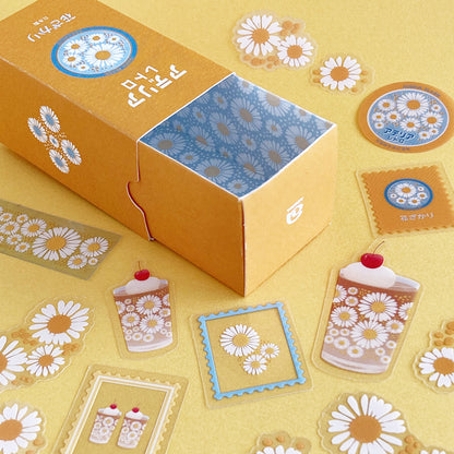 RyuRyu Aderia Retro Transparent Stickers