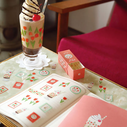 RyuRyu Aderia Retro Transparent Stickers