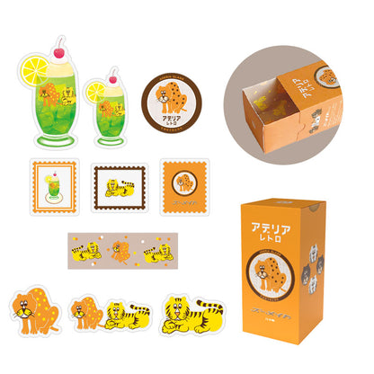 RyuRyu Aderia Retro Transparent Stickers