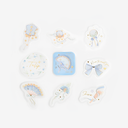 BGM Elegant Fans Flake Stickers