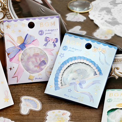 BGM Elegant Fans Flake Stickers