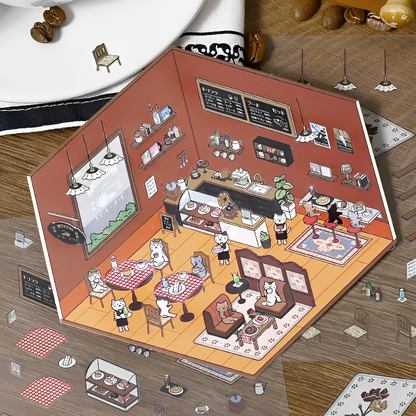 BGM 2.5D Scene Building Stickers