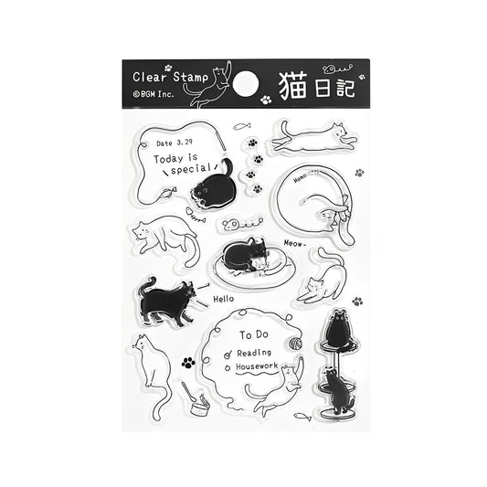 BGM Clear Stamp - Cat
