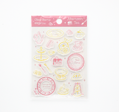 BGM Clear Stamp - Afternoon Tea Party