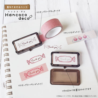 Kutsuwa Hancoco Two-layered Stamp - Long