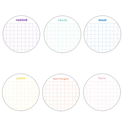 Isshoni Transparent Multi-Purpose Sticky Notes