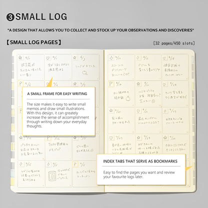 Iroha Sunny Log Note - A5