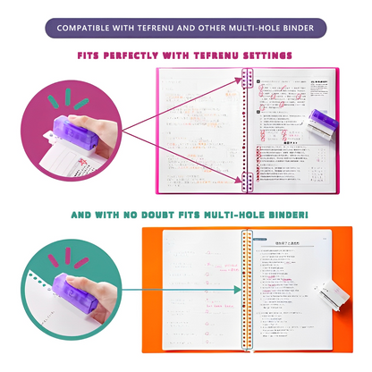 King Jim Tefrenu 4-Hole Puncher