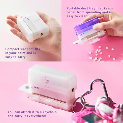 King Jim Tefrenu 4-Hole Puncher