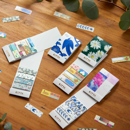 KITTA Flower 9 Pre-Cut Washi Tape