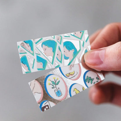 KITTA Wide Mirror Pre-Cut Washi Tape