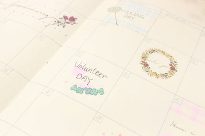 Midori Transfer Sticker -- Flower