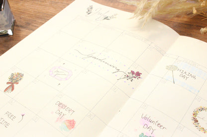 Midori Transfer Sticker -- Flower