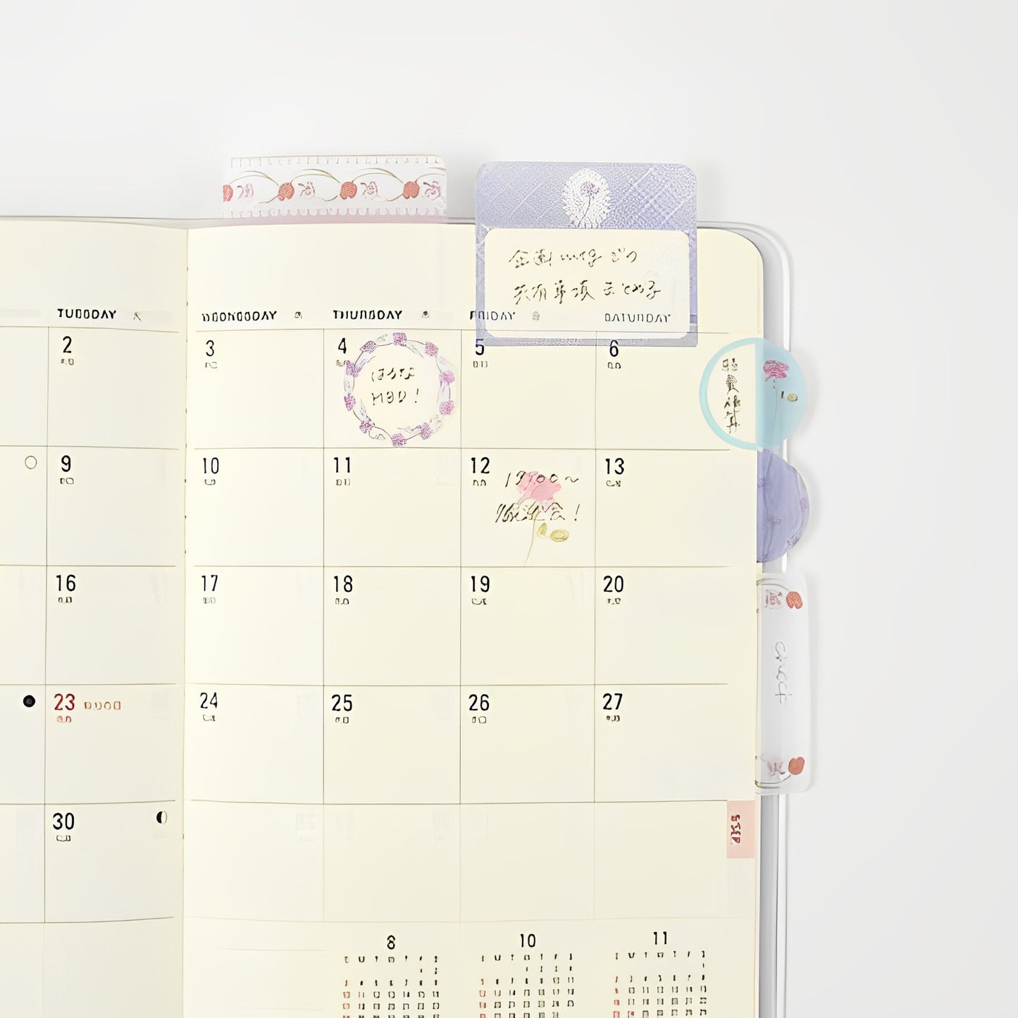 Isshoni Transparent Multi-Purpose Sticky Notes