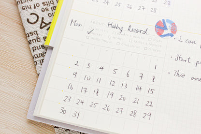 Iroha Sunny Log Note - A5