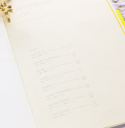 Iroha Sunny Log Note - A5