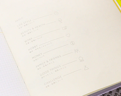 Iroha Sunny Log Note - A5